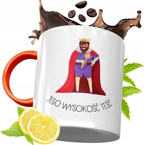 Narancssárga Bögre Az Apósnak Tökéletes Ajándék fényképes nyomtatással