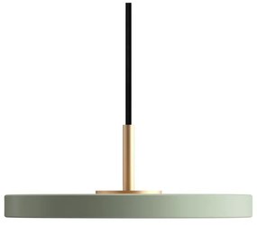 Világoszöld LED függőlámpa fém búrával ø 15 cm Asteria Micro – UMAGE