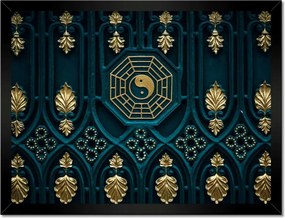 Poszterek keretben 40x30 Absztrakt Arany harmónia