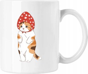 Bögre Cica Eper Kedves 3 Fehér 330ml