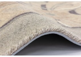 Bézs gyapjú szőnyeg 133x190 cm Archie beige – Agnella