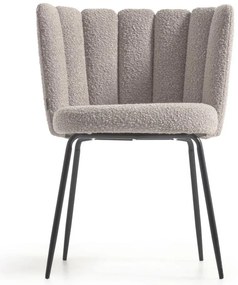 Szürke étkezőszék szett 2 db-os Aniela – Kave Home