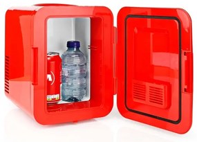 Melissa - Hordozható mini hűtőszekrény 48W/12/230V piros