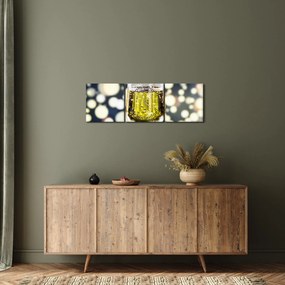Pezsgő képe (órával) (90x30 cm)