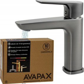 Álló mosdó csaptelep Gun Metal fürdőszobai csaptelep Avapax mosdóhoz