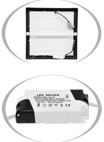 Ecolite LED-CSQ-CCT/12W/BI - RAFA LED mennyezeti lámpa 12W, fehér