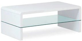 Autronic dohányzóasztal 110x40 cm MDF fényes fehér AHG-402 WT