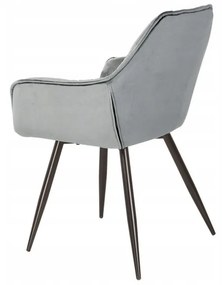 PreHouse Kárpitozott KING szék világosszürke színben