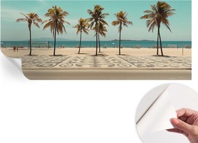 Fotótapéta Dekoratív Fali Tapéta Pálmafák tengerpart 250x104