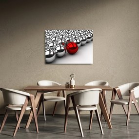 Fényes gömbök képe (üvegen) (70x50 cm)