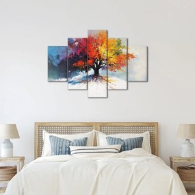 Kép - Színes fa (150x105 cm)