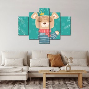Kép - Integető mackó (150x105 cm)