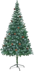 vidaXL műfenyő fenyőtobozokkal 210 cm