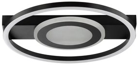 Brilliant -LED RGBW dimmelhető mennyezeti lámpatest MAUREEN LED/20W/230V 3000-6500K fekete+ távirányítóval