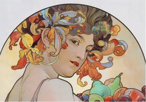 Fotótapéta Fali tapéta Hálószoba Nappali Színes szecesszió 312x219 Ragasztó