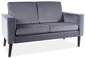 Darla kanapé, kétüléses, szürke / fekete