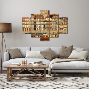 Kép - Vízparti negyed, Portugália (150x105 cm)