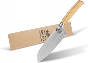 Shiori Hamburg Santoku német acél szakácskés 1.4116