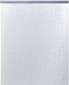 vidaXL matt csillagmintás PVC ablakfólia 45 x 500 cm