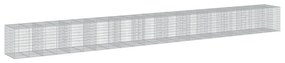 horganyzott vas gabion kosár fedéllel 1150 x 100 x 100 cm
