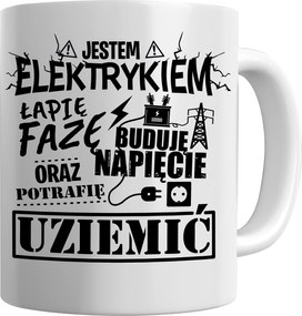 Nyomott Mintás Bögre Villanyszerelőnek Villanyszerelő Vagyok