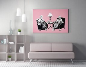 WY141 Banksy vászonkép, 50 x 70 cm
