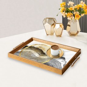 Üveg tálca, 38×24 cm – TPEA9820