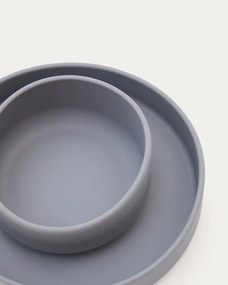 Szilikon gyerek étkészlet 2 db-os Lili – Kave Home