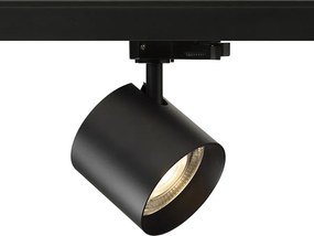 RENDL IRIS 9 pro tříokr. lištu černá 230V LED 12W 24° 3000K
