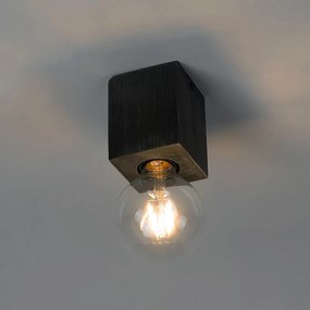 Rusztikus reflektor fekete fával - Bloc