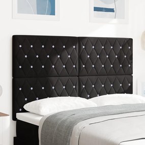 LED Fejtámla Fekete 72 cm Velúr
