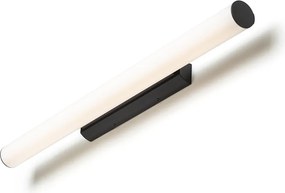 RENDL RIVIER LED 89 nástěnná černá/mléčný akryl 230V LED 30W 3000K