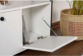 Fehér matt konzolasztal 29,5x120 cm Solace – Kalune Design