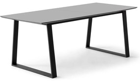 Antracitszürke bővíthető étkezőasztal 100x210 cm Meza – Hammel Furniture