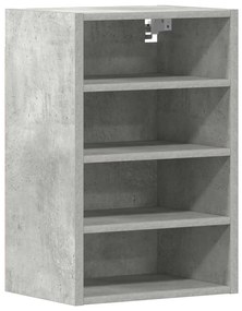 betonszürke szerelt fa függő szekrény 40x29,5x60 cm