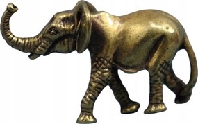 Gyönyörű Dekorációs Figura Sárgaréz Elefánt Az Íróasztalra, Elefánt A Boldogsághoz