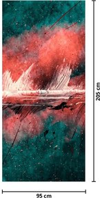 Fotótapéta ajtóra - Robbanás kerozinban (95x205cm)