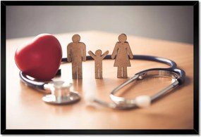 Plakátok keretben 60x40 Orvosi biztosítás