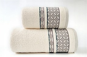 Törölköző 30x50 Arabiana krémszínű 400 g/m2 frottír Gre