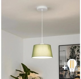 Brilagi - CERIA zsinóros LED csillár, 1x E27/40W/230V, átmérő 25 cm, zöld