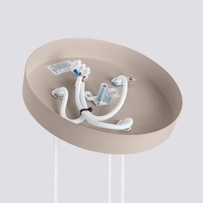 Brilagi - Csillár zsinóron CRESTO 3xGU10/10W/230V taupe