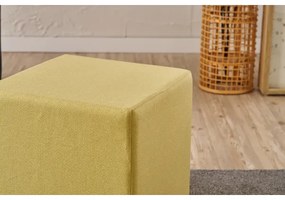 Puff CUBI 40x40 cm sárga