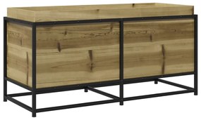 impregnált fenyőfa kerti virágláda 100 x 40 x 50 cm