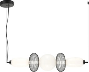 MILAGRO ML1434 ARAME Modern Függesztett Lámpa Fekete LED IP20