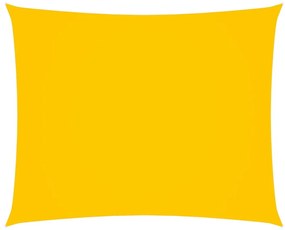 sárga téglalap alakú oxford-szövet napvitorla 2,5x4,5 m
