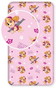 Paw Patrol 122 gyermek pamut lepedő, 90 x 200 cm