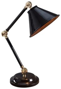 Elstead PV-ELEMENT-BPB - Asztali lámpa PROVENCE ELEMENT 1xE27/60W/230V fekete