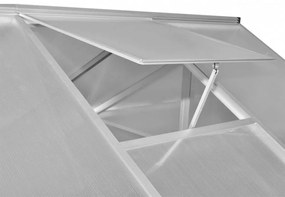 megerősített alumínium melegház alapkerettel 4,6 m²