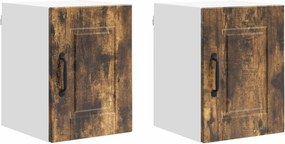 vidaXL Konyhaszekrény 2 pcs Füstölt tölgy 30 x 31 x 40 cm Faanyag