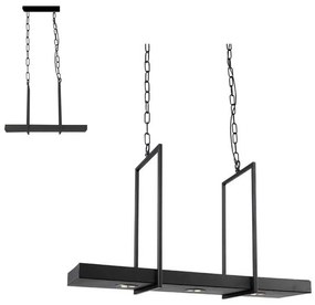 Markslöjd 105780 - LED Dimmelhető csillár TRAY 3xLED/3W/230V fekete